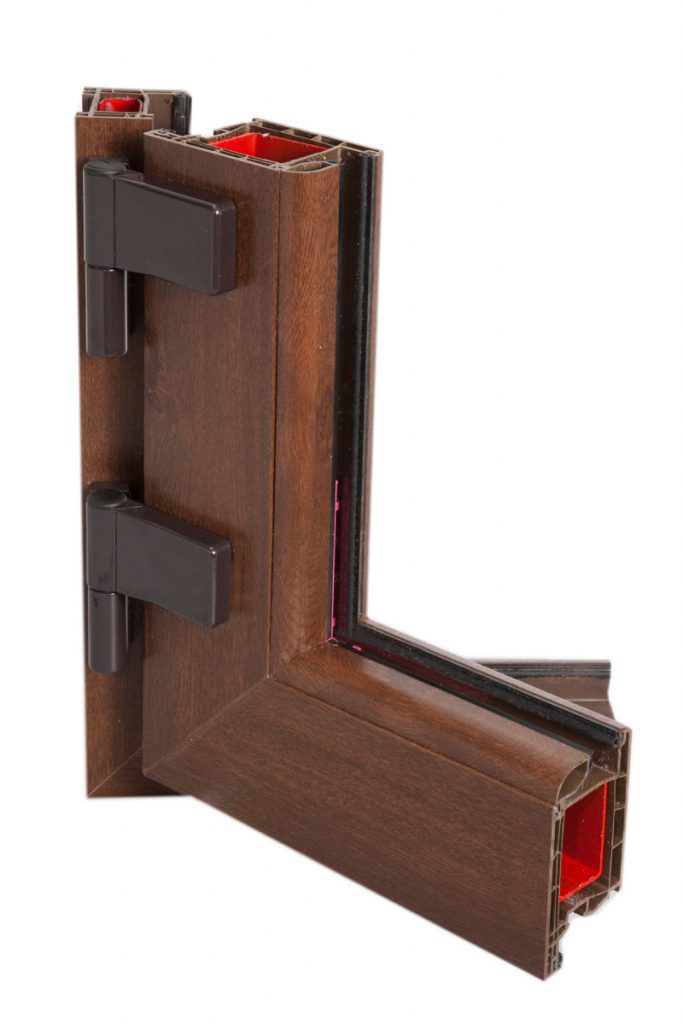 Profilo Porta PVDoor in PVC effetto legno - Finestra Italia